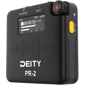 Deity PR2 Pocket Recorder with Lavalier Mic,Sidus Audio APP Control,32-bit Float Professional with Timecode, US Version