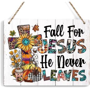 Fall Decor Happy Hallothanksmas Wall Art, Rustic Thanksgiving Decorations Hanging Sign, Halloween Christmas Farmhouse Wall Hanging Decor, Harvest Autumn Fall Pumpkin Wooden Sign Home Office Porch Cafe