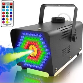 IMONE 72-LED Fog Machine Halloween,Smoke Machine Fog Perfect for Creating Vibrant and Mesmerizing Effects,Smoke Machine Halloween with Remote,Fog Machine Outdoor Indoor for Part DJ Wedding Photography