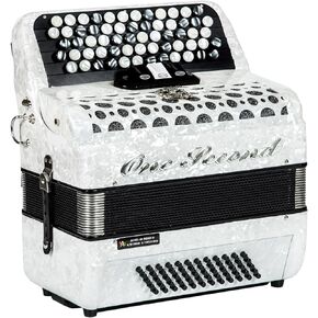 accordion Bayang accordion 60BS62 key strap with backpack for adult and child beginner instrument strap (white)