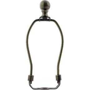 Harp Converter Wire Lamp Harp Set 10 Inch Bronze Harp Shade Include Harp and Stand Base and Top Knob for Table and Floor Lamp, 151-LHS-10-1