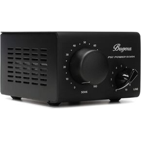 Bugera POWER SOAK PS1 Passive 100 Watt Power Attenuator for Guitar and Bass Amplifiers with Emulated Mic Output