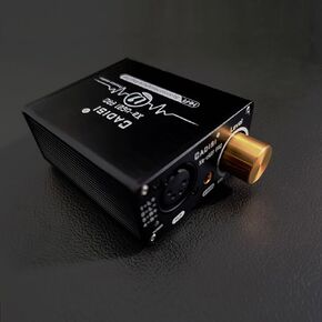 OP+BUF Audiophile 4.4mm Balanced Headphone Amp 18-600 Ω HiFi High Current with 4.4mm Headset Jack/XLR Input and Classic OP+BUF Architecture, Mini Desktop (U01)