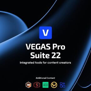 VEGAS Pro Suite 22 - مجموعة الكل في واحد للفيديو والصوت وما بعد الإنتاج | برامج تحرير الفيديو | برامج تقطيع الفيديو | محرر الفيديو | جهاز كمبيوتر يعمل بنظام Windows 10/11 | 1 رخصة