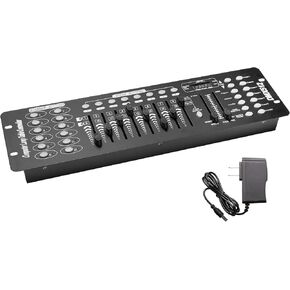 192 DMX Controller Use for Editing Program of Stage Lighting,DMX 512 DJ Controller Stage Light Controller Panel DMX Console for Party Music Show Christmas and Halloween