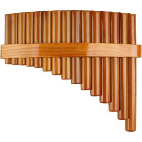 Chinese Traditional Musical Instrument 15 Pipes Pan Flute C Key Pan Pipes Woodwind Instrument (Left Hand)