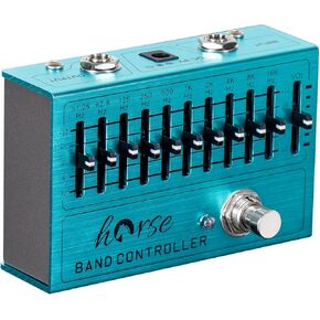 10 Band EQ Pedal, Equalizer (31.25Hz-16kHz) for Electric Guitar Bass Including 4-string 5-string 6-string 7-string Guitars