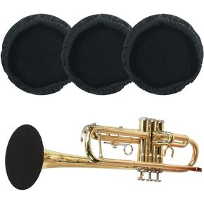 3 pcs 5 Inch Reusable Music Instrument Bell Cover, Saxophone Bell Cover Cornet Bell Cover Instruments Protective Dust-Proof Cover, Music Instrument Cleaning and Care Product Cover