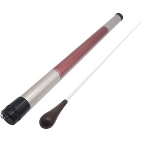 CashBeat 15 Inch Lightweight Wood Handle Conducting Baton, Professional Orchestra Conductor Wand with Case for Music Directors, Choral Symphony & Band Leaders