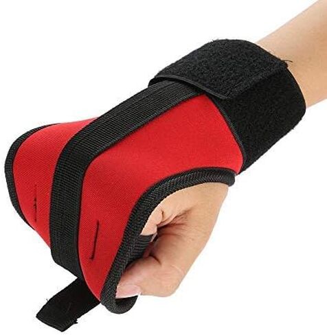 Stroke Recovery Gloves Black Finger Glove Auxiliary Fixed Glove Rehabilitation Training Equipment Hand Fist Stroke Hemiplegia Fixed Hand Fingers Traction Hand Brace Splint Support for(Snap-on Gloves) in Saudi Arabia