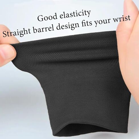 2 Pairs Wrist Wraps Men & Women Beige Sport Compression Wrist Brace Wrist Sleeve Elastic Wrist Widget Bands Supports Carpal Tunnel Tattoo Cover Up(Medium) in Kuwait