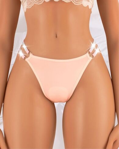 Women's Glitter Underwear Soft Strappy Thongs Sexy Underwear Panties in Saudi Arabia
