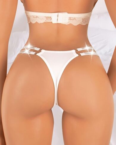 Women's Glitter Underwear Soft Strappy Thongs Sexy Underwear Panties in Saudi Arabia