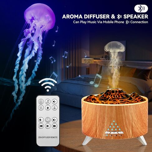 Essential Oil Diffuser 2 in 1 Aromatherapy Diffuser & Himalayan Salt Lamp 250ml Flame Humidifier for Bedroom Mute Colorful Night Light (without Essential Oil, Timeable, White) in Saudi Arabia