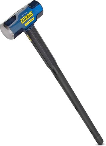 Estwing 16-Pound Hard Face Sledge Hammer for Demolition/Stake Driving, 50-55 HRC, 36-Inch Fiberglass Handle, Overstrike Protection, Textured Grip in Saudi Arabia