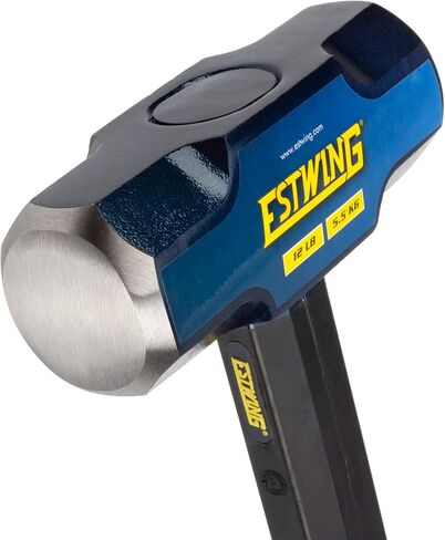 Estwing 16-Pound Hard Face Sledge Hammer for Demolition/Stake Driving, 50-55 HRC, 36-Inch Fiberglass Handle, Overstrike Protection, Textured Grip in Saudi Arabia