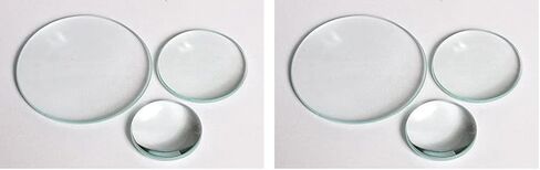United Scientific Supplies LCV520 Double Convex Lens, 50 mm Diameter, 500 mm Focal Length in Saudi Arabia