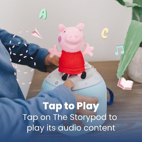 Storypod Craftie لنظام التعلم الصوتي I Peppa Pig I لعبة تعليمية تفاعلية للأطفال من سن ثلاث سنوات فما فوق I Young Kids I Boys & Girls | مغامرات في الفرح اليومي in Kuwait