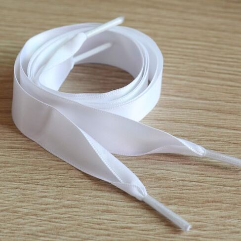 Teeoff Satin Ribbon Shoelaces for Kids, Flat Shoe Laces for Sneakers in Saudi Arabia