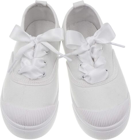 Teeoff Satin Ribbon Shoelaces for Kids, Flat Shoe Laces for Sneakers in Saudi Arabia