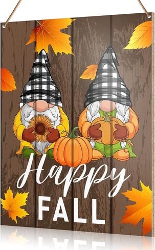 UDNADKEX Fall Decorations Hanging Sign, Autumn Fall Decor Rustic Pumpkin Spice Wooden Wall Sign Thanksgiving Decorations, Fall Coffee Lover in Saudi Arabia