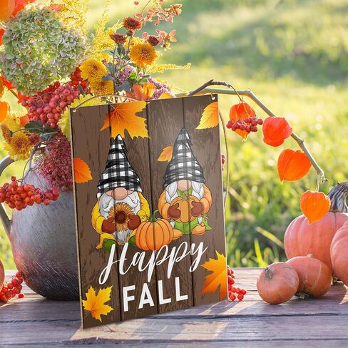 UDNADKEX Fall Decorations Hanging Sign, Autumn Fall Decor Rustic Pumpkin Spice Wooden Wall Sign Thanksgiving Decorations, Fall Coffee Lover in Saudi Arabia