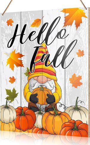 UDNADKEX Fall Decorations Hanging Sign, Autumn Fall Decor Rustic Pumpkin Spice Wooden Wall Sign Thanksgiving Decorations, Fall Coffee Lover in Saudi Arabia