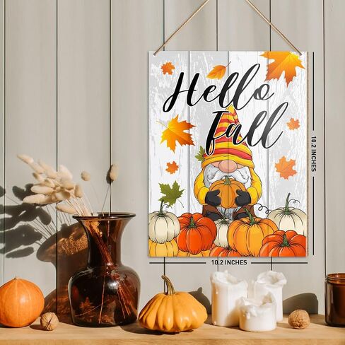 UDNADKEX Fall Decorations Hanging Sign, Autumn Fall Decor Rustic Pumpkin Spice Wooden Wall Sign Thanksgiving Decorations, Fall Coffee Lover in Saudi Arabia