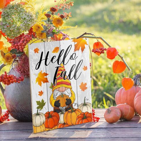 UDNADKEX Fall Decorations Hanging Sign, Autumn Fall Decor Rustic Pumpkin Spice Wooden Wall Sign Thanksgiving Decorations, Fall Coffee Lover in Saudi Arabia