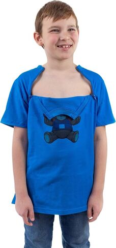 MandMcares Kid's Chemo T-Shirt with Chest Port Access | Dialysis Clothing with Chest Zippers for Catheter Easy Access in Saudi Arabia