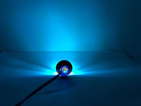 Aokzeeo 50 قطعة من 3/4 مصابيح LED صغيرة مستديرة كهرمانية LED مؤشر جانبي مجموعة ضوء المقطورة مصباح التخليص شاحنة مقطورة حافلة بحرية RV سيارات مسطحة مقاومة للماء 12 فولت تيار مستمر in Kuwait