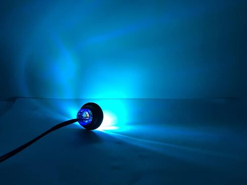 Aokzeeo 50 قطعة من 3/4 مصابيح LED صغيرة مستديرة كهرمانية LED مؤشر جانبي مجموعة ضوء المقطورة مصباح التخليص شاحنة مقطورة حافلة بحرية RV سيارات مسطحة مقاومة للماء 12 فولت تيار مستمر in Kuwait