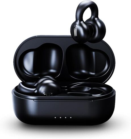 سماعات أذن مفتوحة، سماعات أذن لاسلكية للتمرين، مشبك على سماعة بلوتوث للهاتف الخلوي مع ميكروفون، عمر بطارية طويل 50 ساعة، سماعات لاسلكية مريحة للرياضة in Kuwait