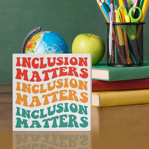 Autism Decor Wooden Box Sign, Autism Awareness Classroom Home Office Desk Decor Kids Autism Decoration, Celebrate Minds Of All Kinds, Autism Awareness Month Gifts in Saudi Arabia