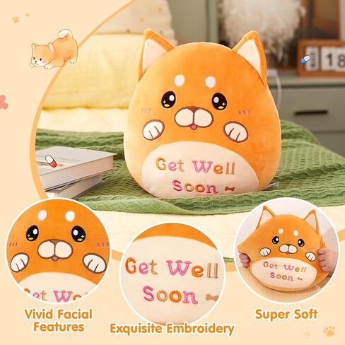 Houwsbaby 12" Brown Get Well Soon Teddy Bear Plush Pillow,Get Well Soon Bear Stuffed Animal, Broken Arm Bandage Bear plush for Kids Boys Girls Adult After Surgery Presents in Saudi Arabia