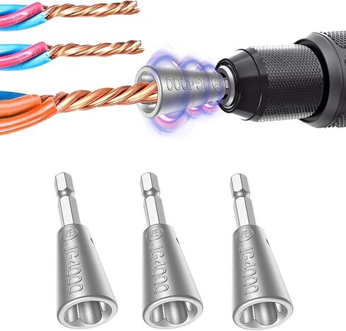 Wire Twister Tool for Electrical Drill - Drill Wire Twister, Rebar Wire Twister Wire Connector Wire Twisting Tool, Wire Nut Twister for Electrical Power Drill 1-Pack in Saudi Arabia
