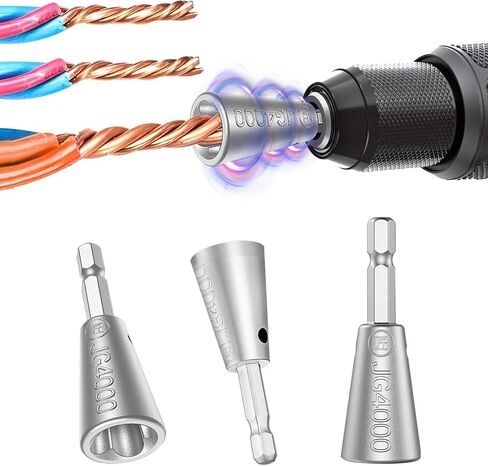 Wire Twister Tool for Electrical Drill - Drill Wire Twister, Rebar Wire Twister Wire Connector Wire Twisting Tool, Wire Nut Twister for Electrical Power Drill 1-Pack in Saudi Arabia