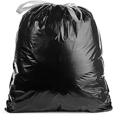 Ultrasac Heavy Duty 45 Gallon Trash Bags Huge 50 Count/w Ties) - 1.8 MIL - 38" x 45" - Large Black Plastic Garbage Bags for Contractor, Industrial, Home, Kitchen, Commercial, Yard, Lawn, Leaf in Saudi Arabia