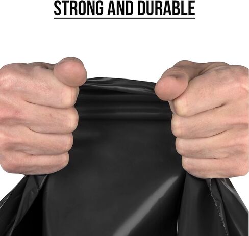 Ultrasac Heavy Duty 45 Gallon Trash Bags Huge 50 Count/w Ties) - 1.8 MIL - 38" x 45" - Large Black Plastic Garbage Bags for Contractor, Industrial, Home, Kitchen, Commercial, Yard, Lawn, Leaf in Saudi Arabia