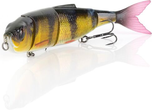 Savage Gear 4Play Pro Fishing Bait, 3/4 oz, Golden Shiner, Realistic Contours, Colors & Movement, Durable Construction, Rigged with SG ST36 Trebles, PHP Colors in Saudi Arabia