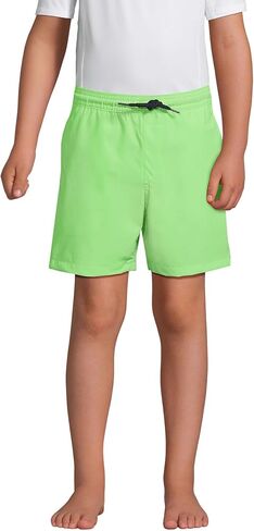 Lands' End Boys Active Stretch Swim Trunk Electric Blue Stripe Kids X-Small in Saudi Arabia