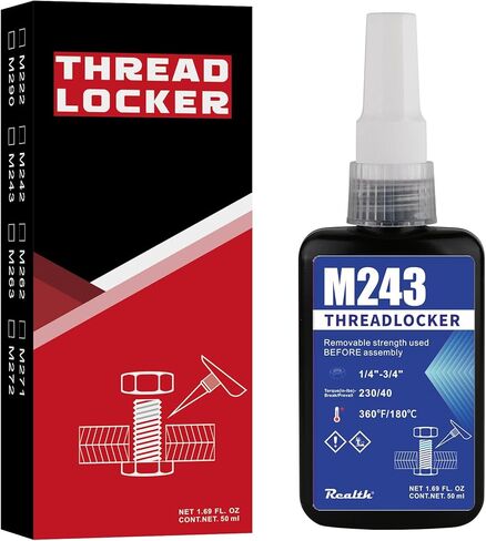M222 Purple Threadlocker 50ml for All Low Strength Metal Threaded Assembly Threadlocking Adhesive Easy Disassembly(M222) in Kuwait