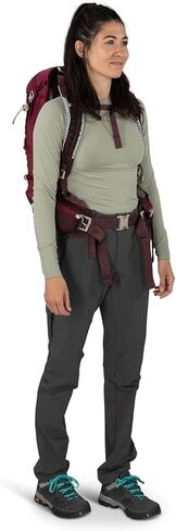 Osprey Sirrus 34L Women's Hiking Backpack, Elderberry Purple/Chiru Tan in Saudi Arabia