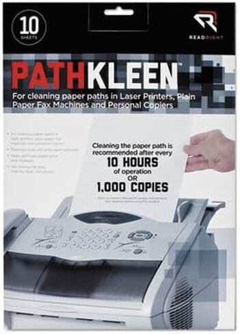 قراءة أوراق تنظيف الطابعة بالليزر Right PathKleen، أوراق مقاس 8.5 × 11 بوصة، 10 أوراق في كل عبوة (RR1237) in Kuwait