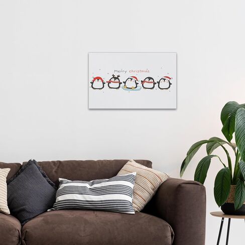 Nogrit penguin decor Canvas Wall Art 11×14,penguin gift,penguin poster Canvas art,penguin decorations,Newlywed Couples Gifts, Valentine Wedding Gifts 129 in Saudi Arabia