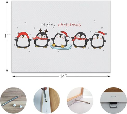 Nogrit penguin decor Canvas Wall Art 11×14,penguin gift,penguin poster Canvas art,penguin decorations,Newlywed Couples Gifts, Valentine Wedding Gifts 129 in Saudi Arabia