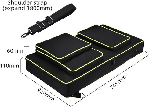 Large capacity DJ storage case for Pioneer DJ controller bag Multi-functional storage bag for Outdoors Party Bar (DDJ Flx10 Case) in Saudi Arabia