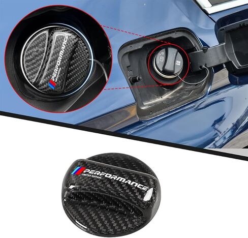 Gas Cap Cover for BMW Car Accessories, Carbon Fibre for BMW Gas Cap, Fuel Tank Cap for BMW 3 4 5 6 7 Series X3 X5 X6 X7 E90 E92 F10 E46 E60 F30 G20 G30 128i 228i 320i 323i (1Pcs Style A) in Saudi Arabia