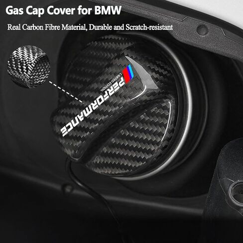 Gas Cap Cover for BMW Car Accessories, Carbon Fibre for BMW Gas Cap, Fuel Tank Cap for BMW 3 4 5 6 7 Series X3 X5 X6 X7 E90 E92 F10 E46 E60 F30 G20 G30 128i 228i 320i 323i (1Pcs Style A) in Saudi Arabia