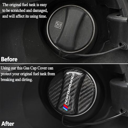 Gas Cap Cover for BMW Car Accessories, Carbon Fibre for BMW Gas Cap, Fuel Tank Cap for BMW 3 4 5 6 7 Series X3 X5 X6 X7 E90 E92 F10 E46 E60 F30 G20 G30 128i 228i 320i 323i (1Pcs Style A) in Saudi Arabia